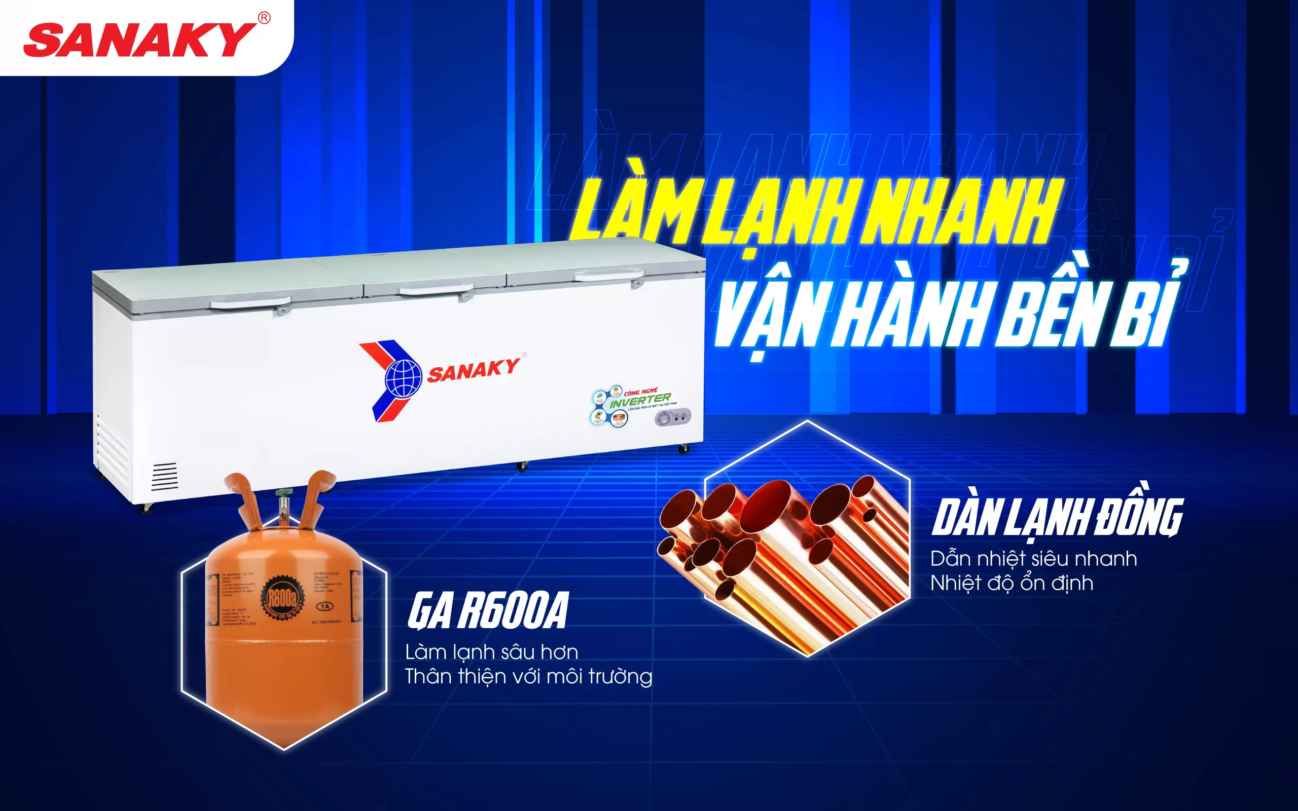Tủ đông Sanaky VH-1199HY4K