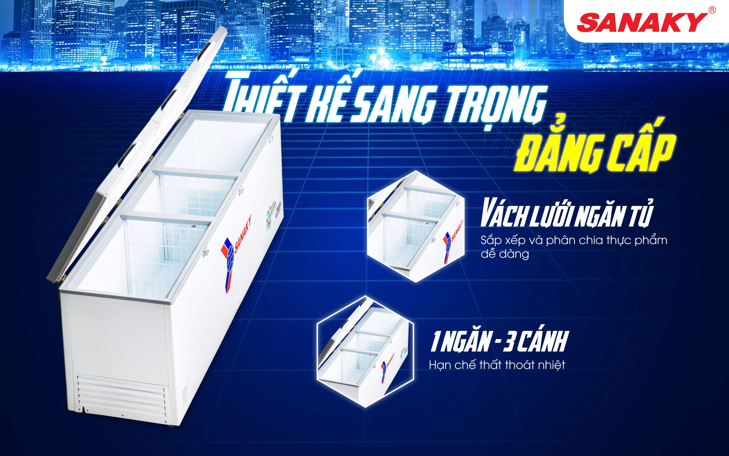 Tủ đông Sanaky VH-1199HY4K