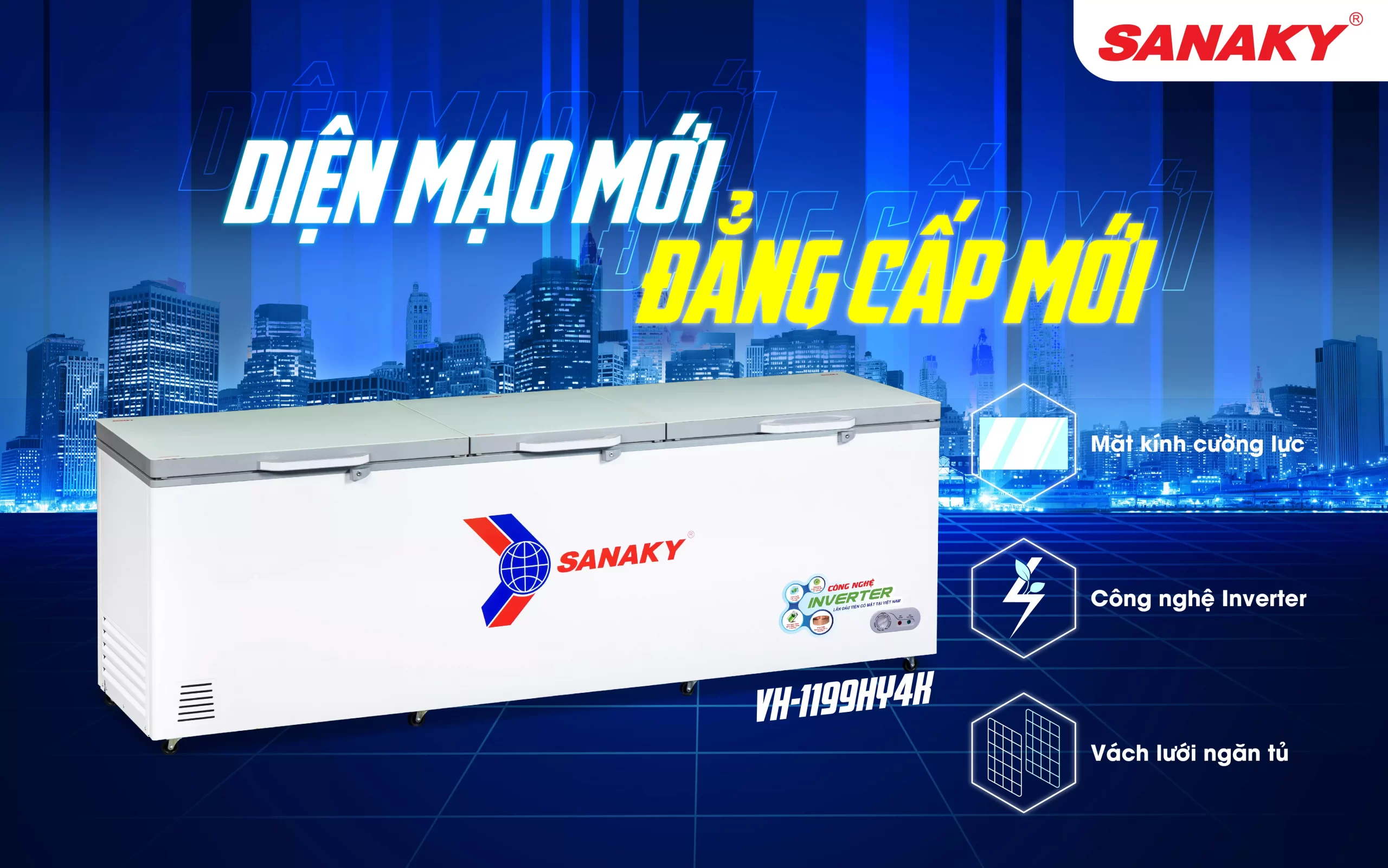 Tủ đông Sanaky VH-1199HY4K