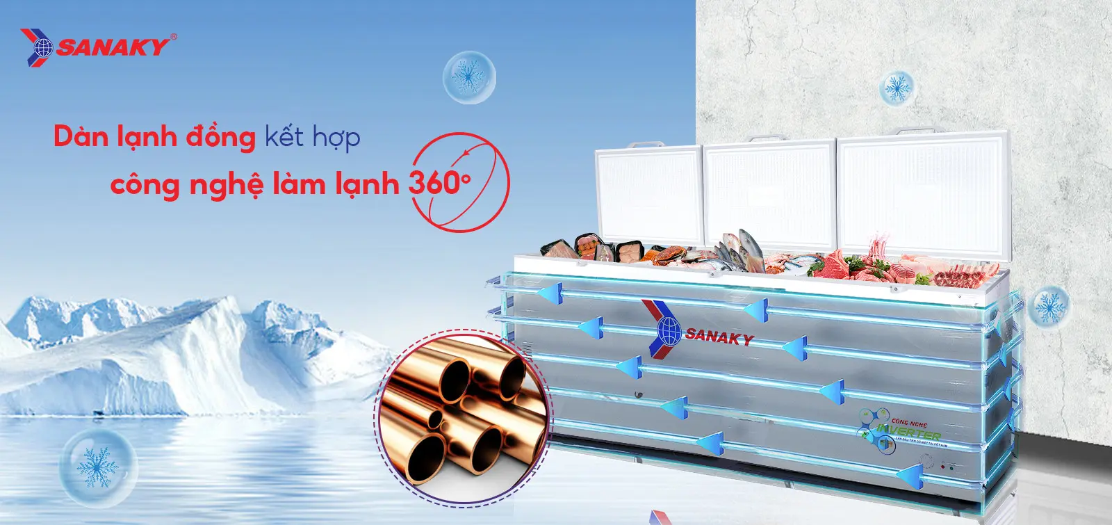 Tủ Đông Sanaky VH-1399HY3