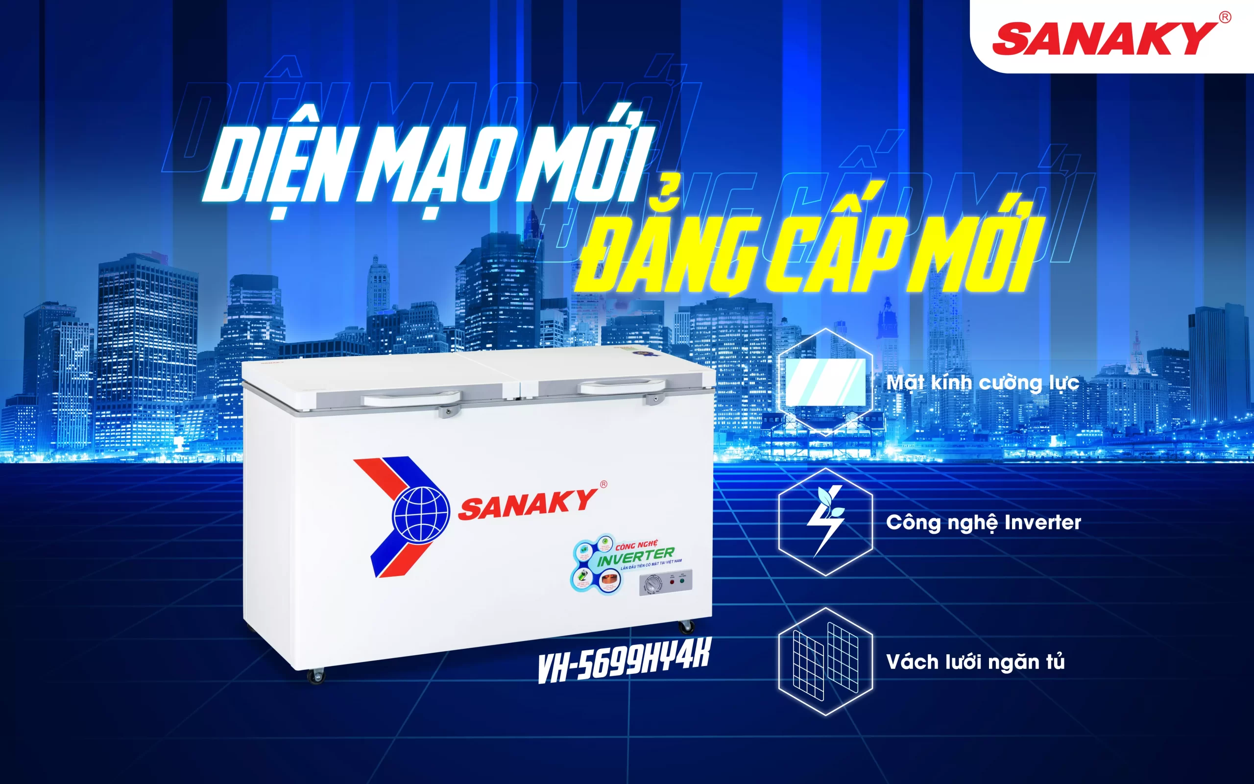 Tủ đông Sanaky VH-5699HY4K