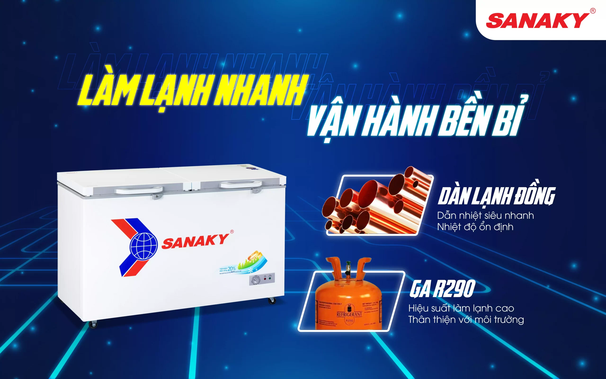 Tủ đông Sanaky VH-5699HYK