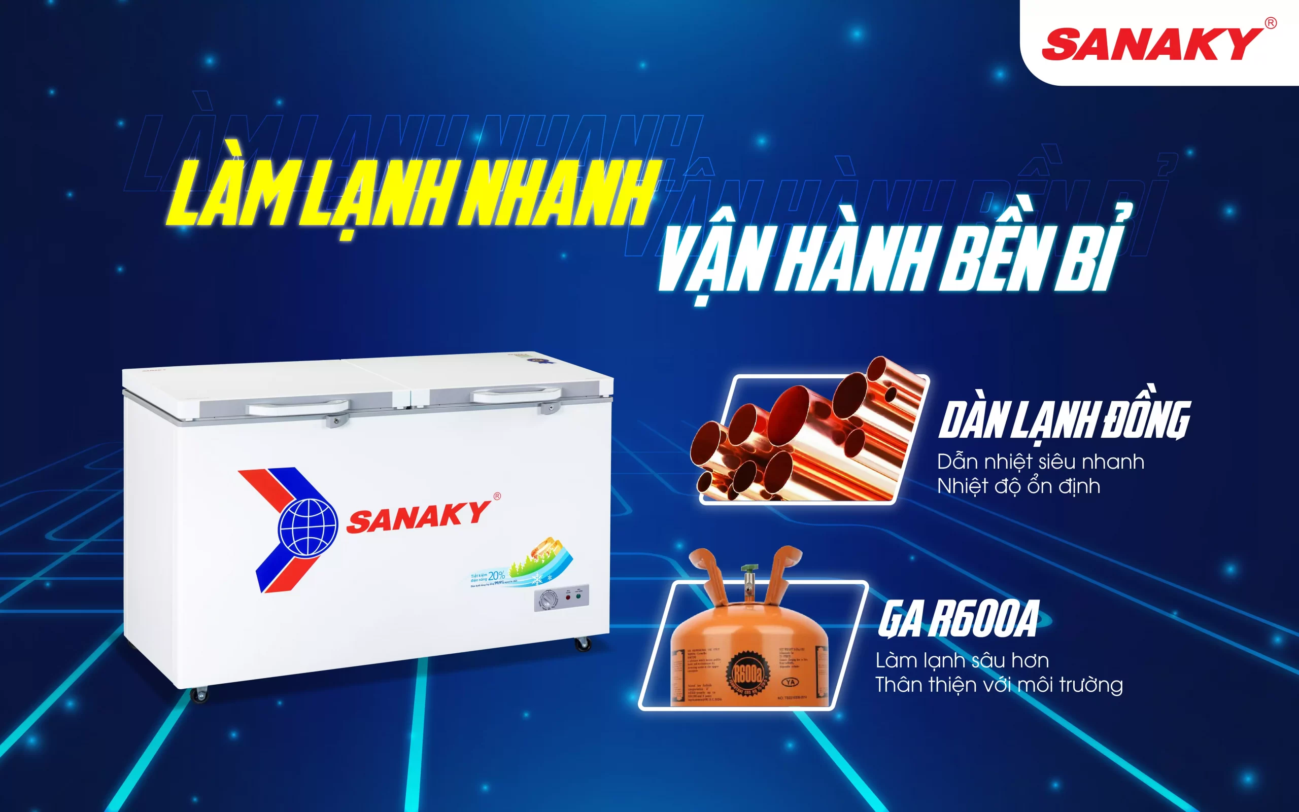 Tủ đông Sanaky VH-5699HYK