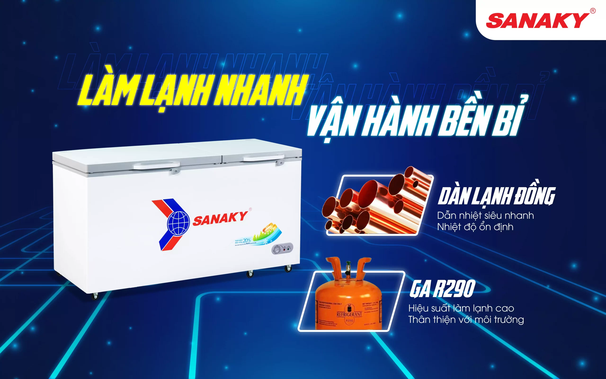 Tủ đông Sanaky VH-6699HYK