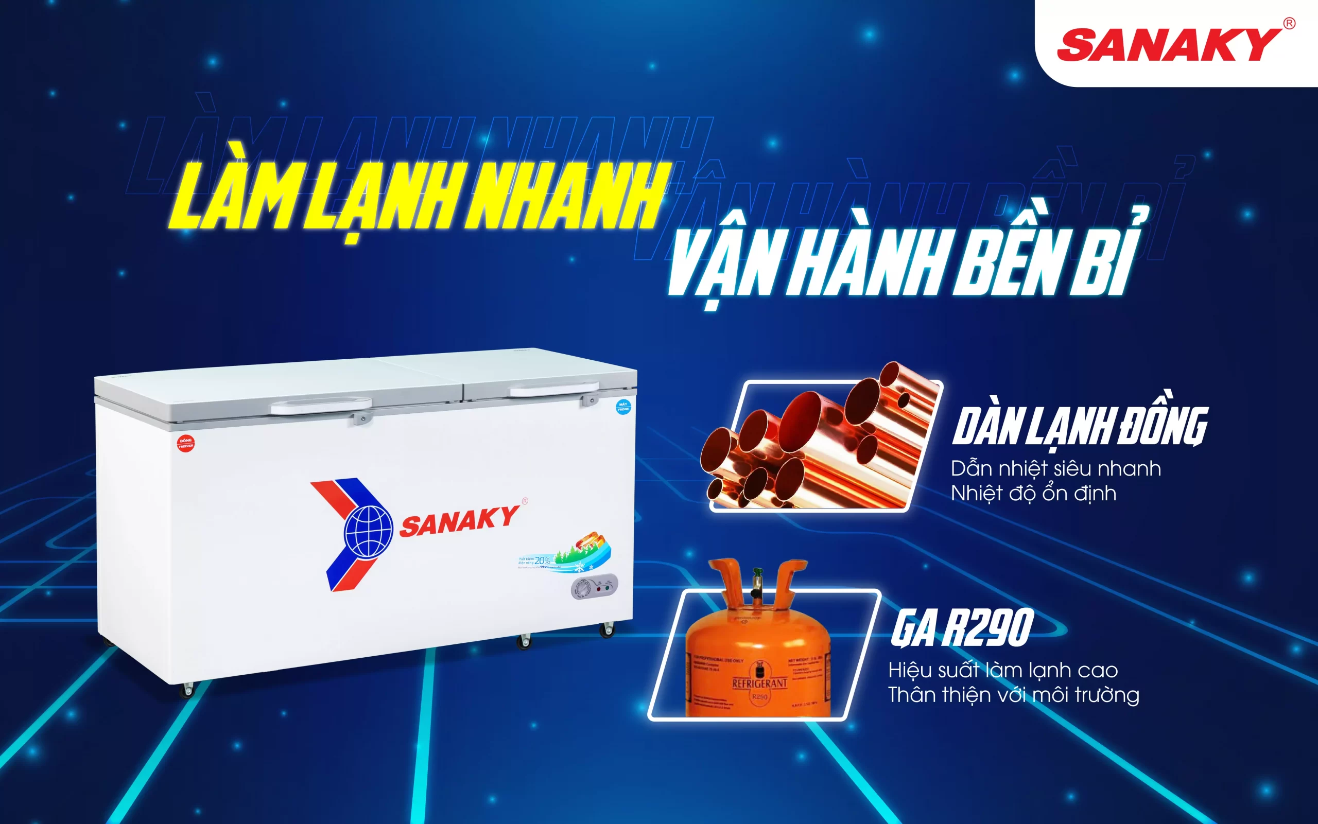 Tủ đông Sanaky VH-5699W2K