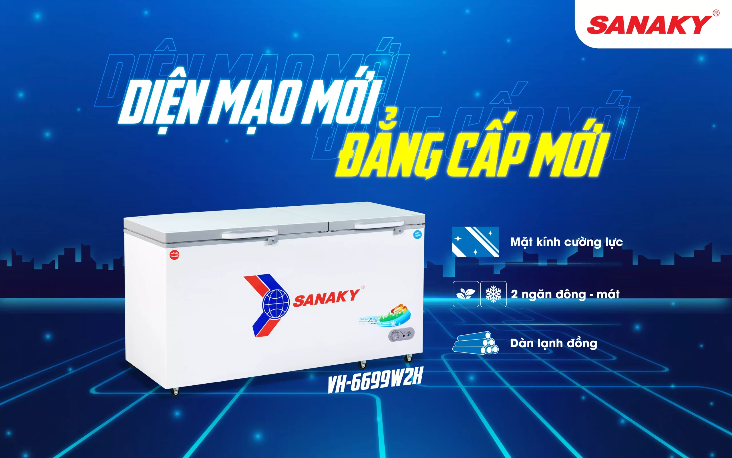 Tủ đông Sanaky VH-5699W2K