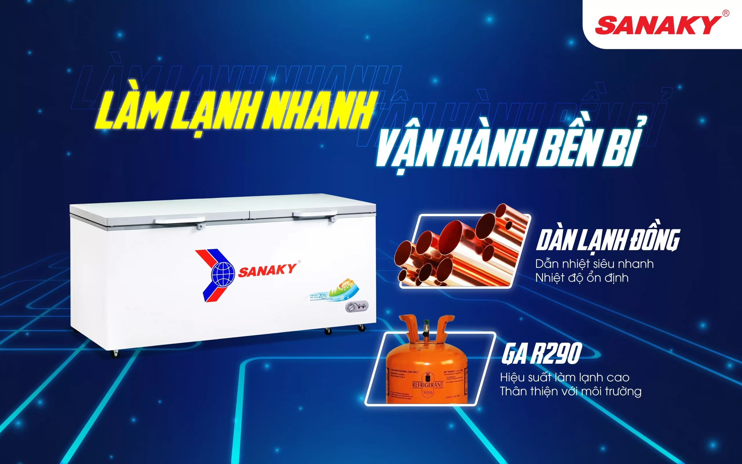 Tủ đông Sanaky VH-8699HYK