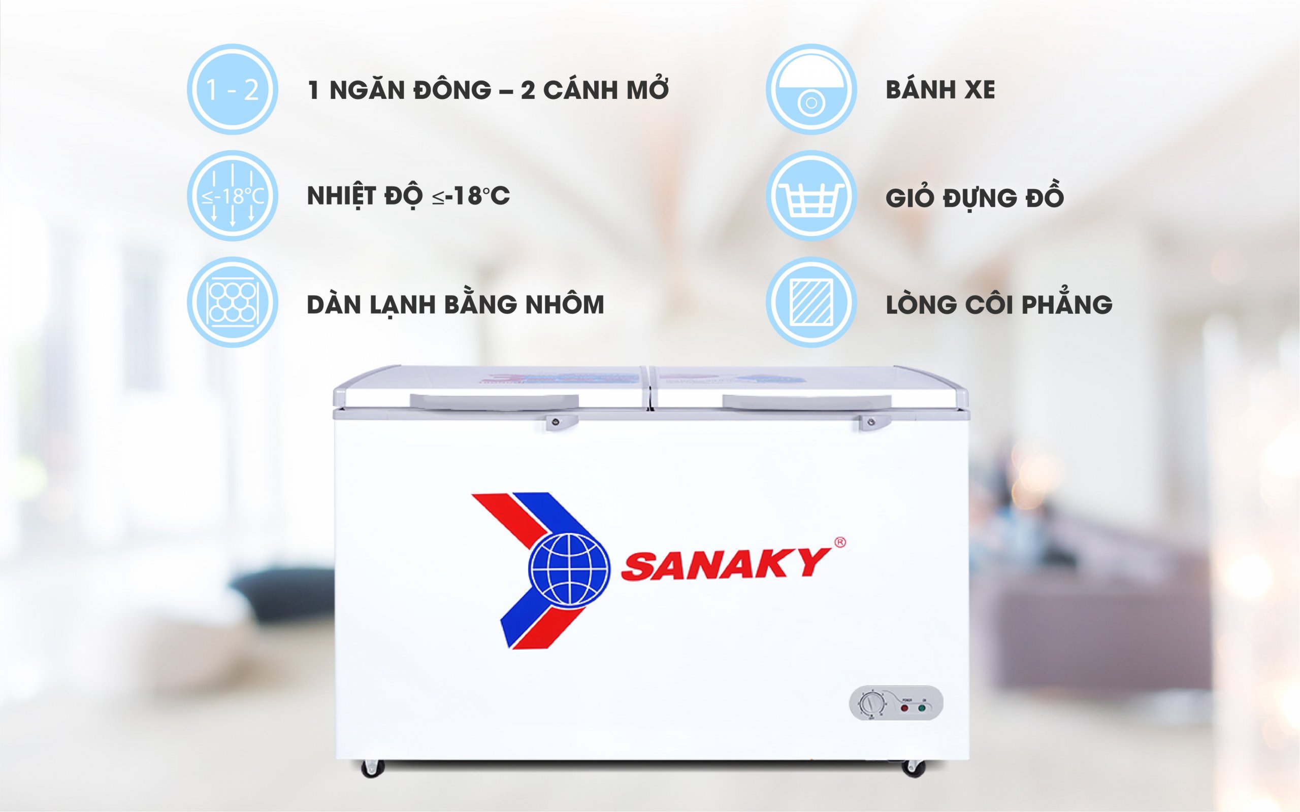 Tủ Đông Sanaky VH-405A2