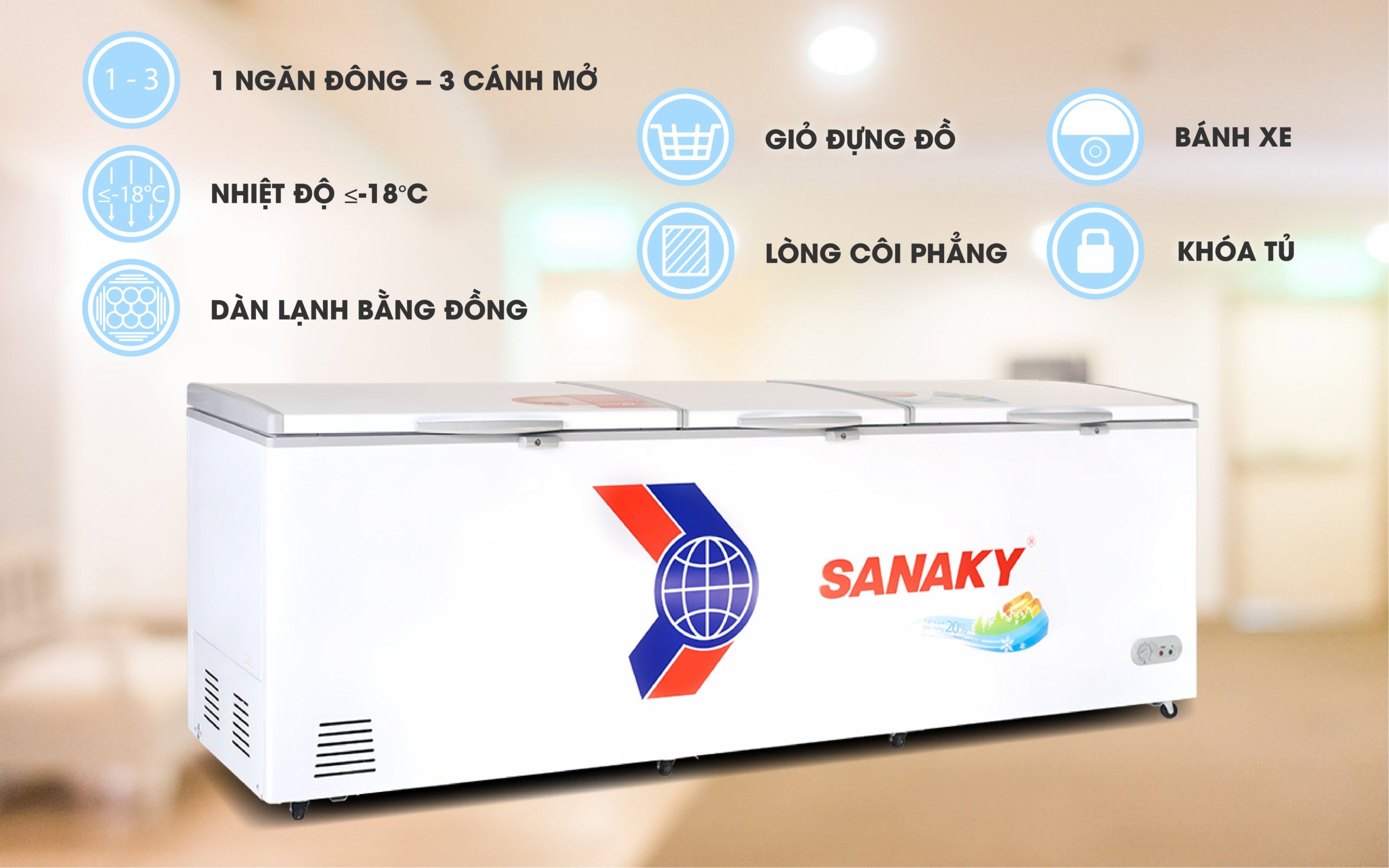 Tủ Đông Sanaky VH-1199HY