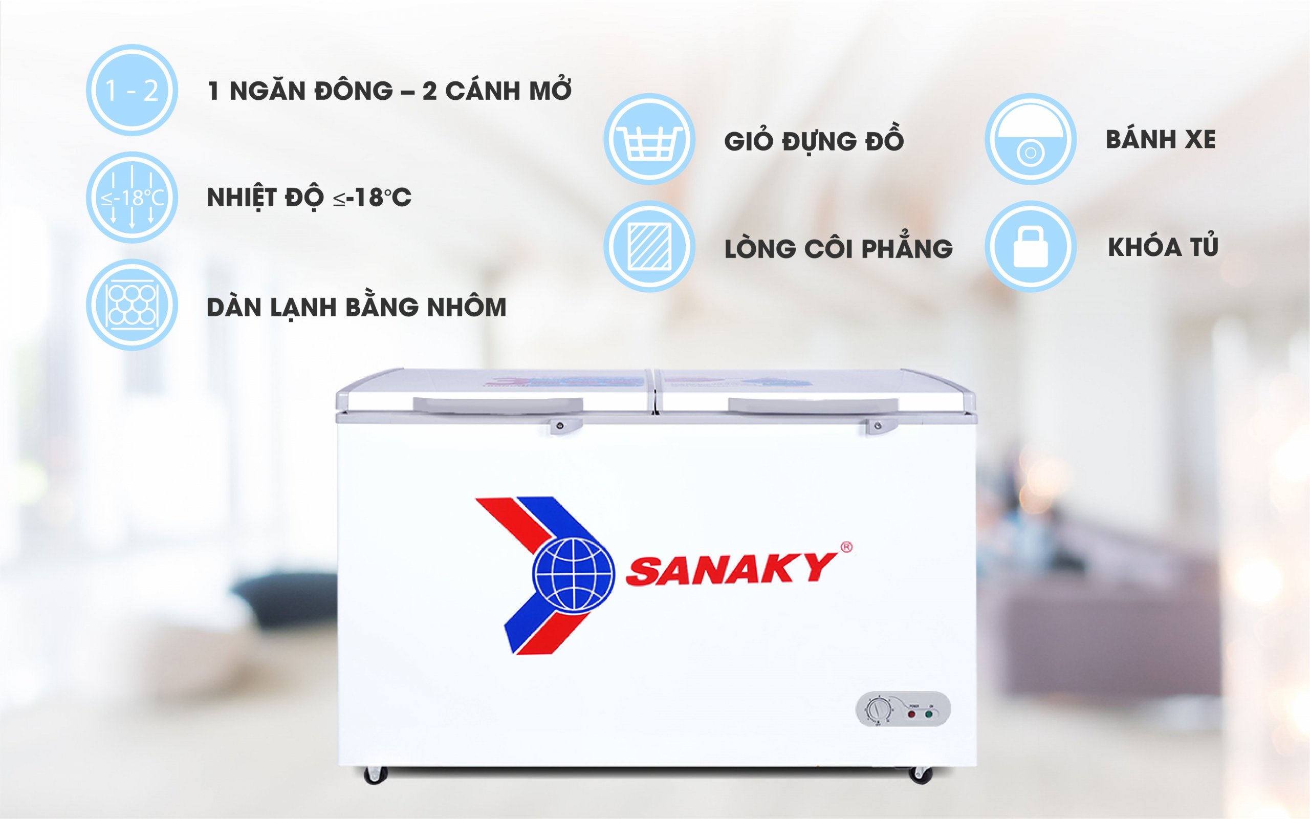 Tủ Đông Sanaky VH-285A2