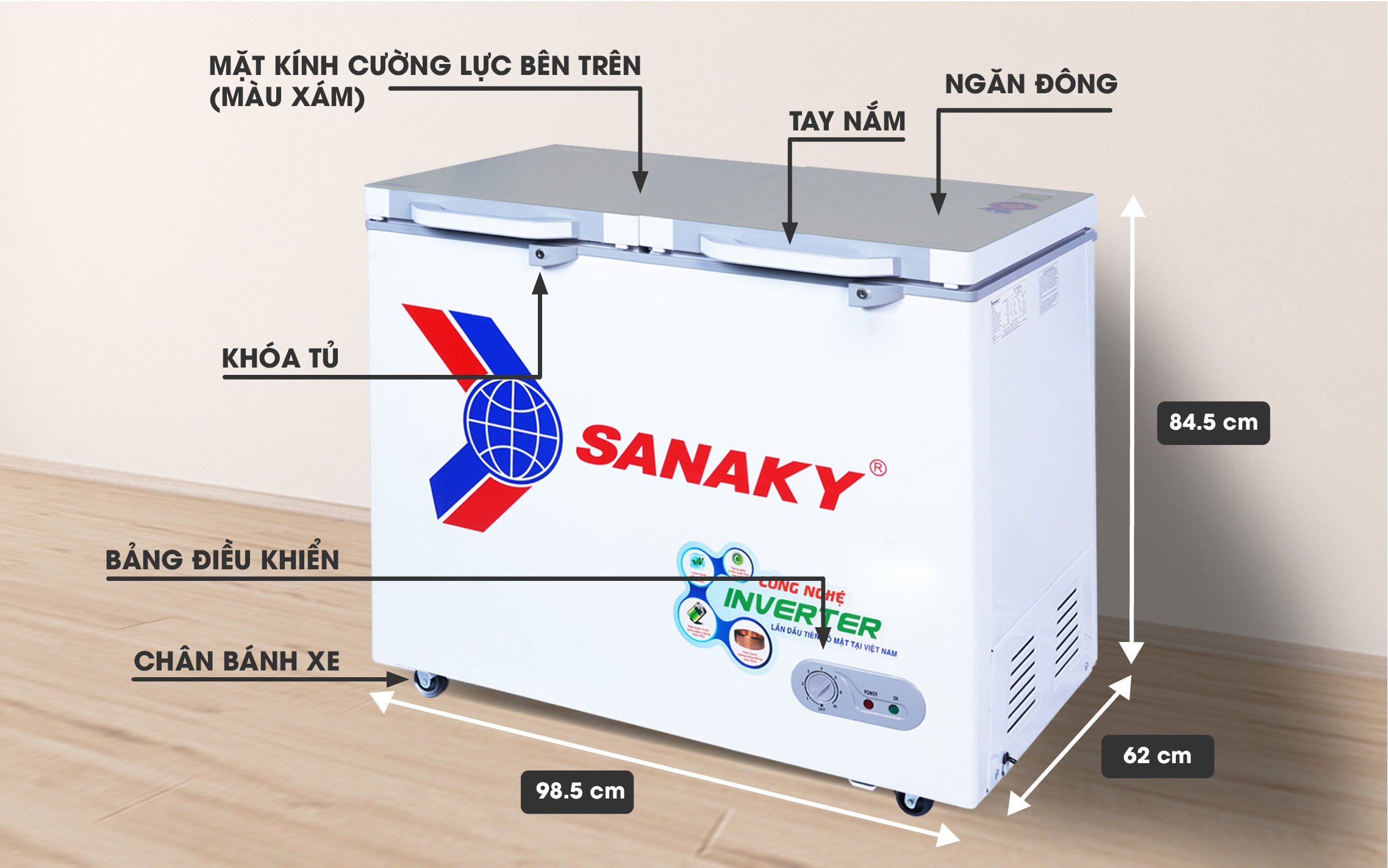 Tủ Đông Sanaky VH-2599A4K