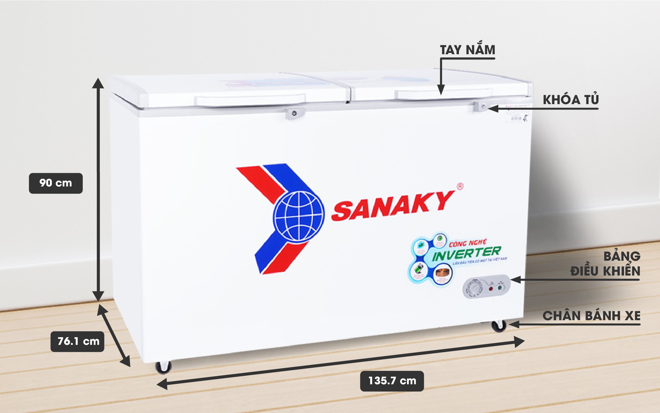 Tủ Đông Sanaky VH-5699HY3
