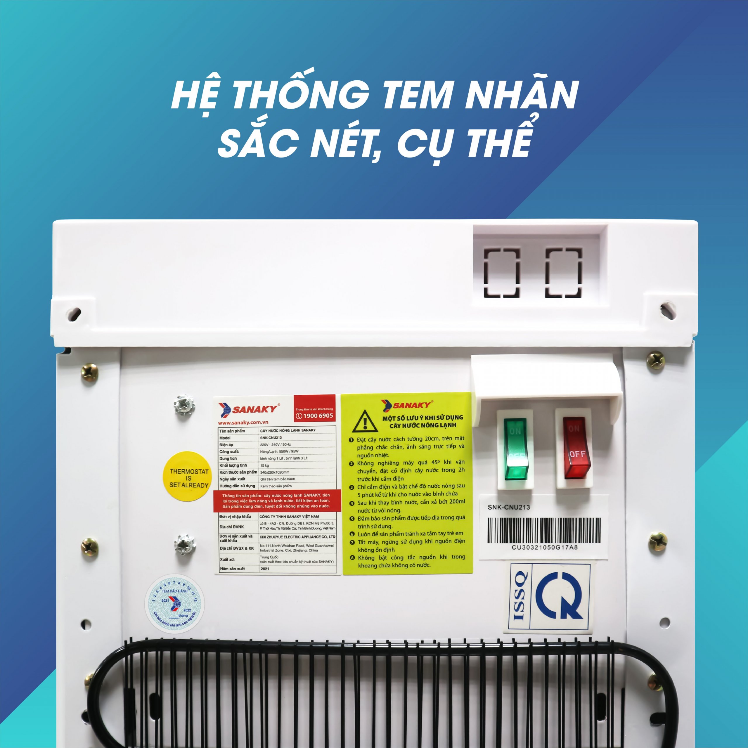 Cây nóng lạnh SNK-CNU213
