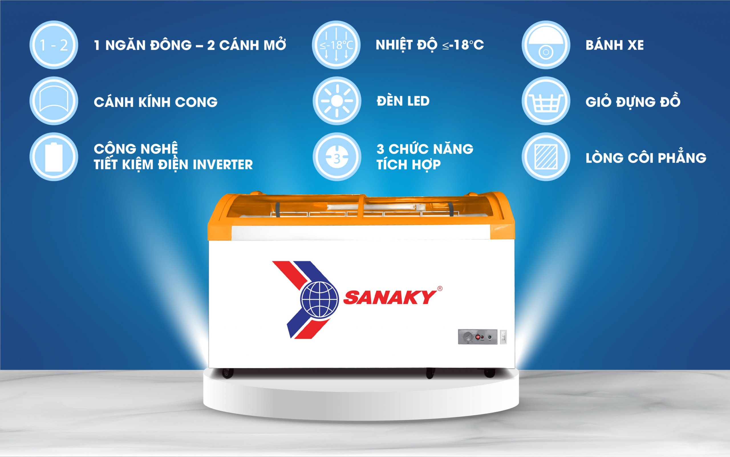 Tủ Đông Sanaky VH-3899K3B